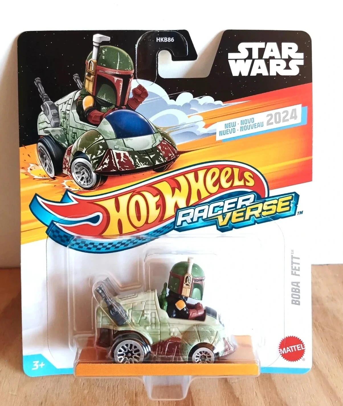Voiture Star Wars Boba Fett 1:64 Mattel Hot Wheels Racer Verse